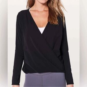 Lululemon Full Freedom Long Sleeve Black Medium